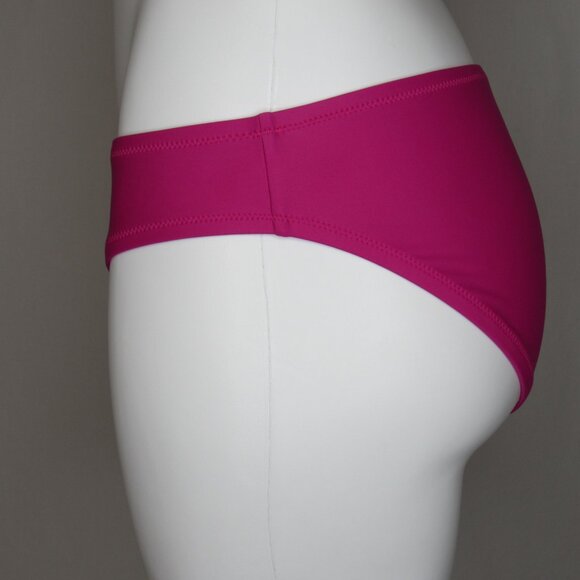 J. Crew Pink Mid Rise Lined Bikini Bottom Women's S Small - Picture 3 of 10
